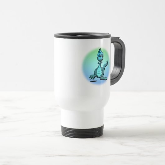 Dragon Design Travel Mug dansen Reisbeker (Voorkant rechts)
