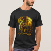 Dragon Desing Mythical Creature T-shirt (Voorkant)