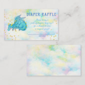 Dragon Diaper Baby shower Enclosure Kaart (Voorkant / Achterkant)