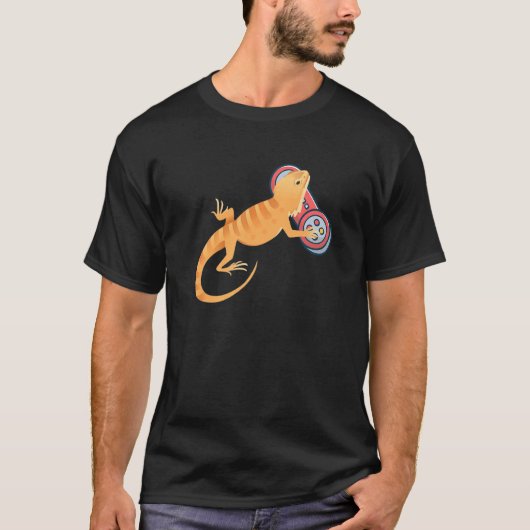 Dragon die videospellen afspeelt t-shirt (Voorkant)
