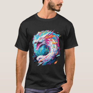 Dragon Dier Mystiek Wereld Schepsel Wonder Art T-shirt