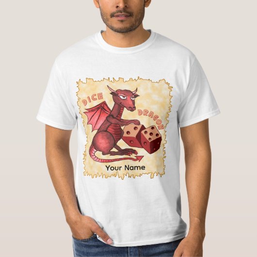 Dragon Dobbelstenen T-shirt (Voorkant)