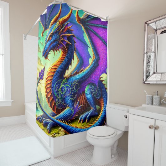 Dragon Douchegordijn (In situ)