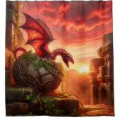 Dragon Douchegordijn (Voorkant)