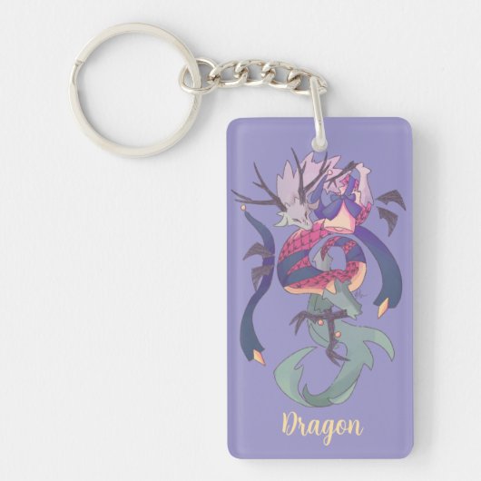Dragon, draak sleutelhanger (Voorkant)