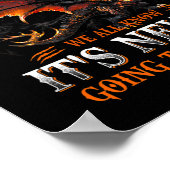 Dragon draak sternese cadeautjes voor mannen vrouw poster (Hoek)