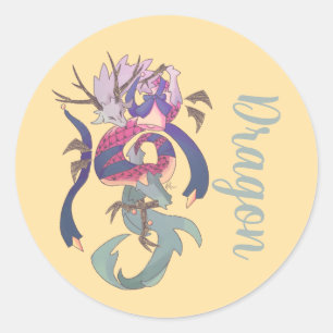 Dragon, draak sticker