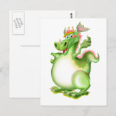 Dragon, Drachen, dragão, dragón Briefkaart (Voorkant / Achterkant)