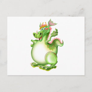 Dragon, Drachen, dragão, dragón Briefkaart