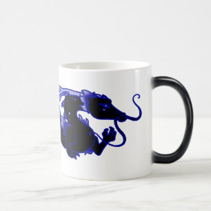 Dragon Dragon Black en Blue Magische Mok