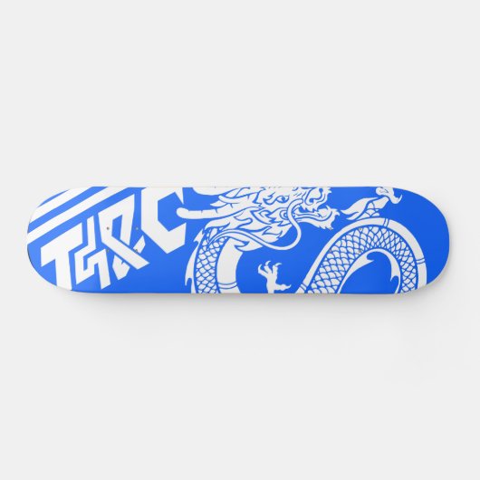 Dragon Dragon Dragon Skateboard (blauw) (Horizontaal)