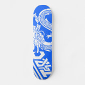 Dragon Dragon Dragon Skateboard (blauw) (Voorkant)
