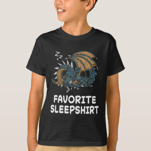 Dragon Dragons Nap Sleeping Sleep Pajama Nightgown T-shirt