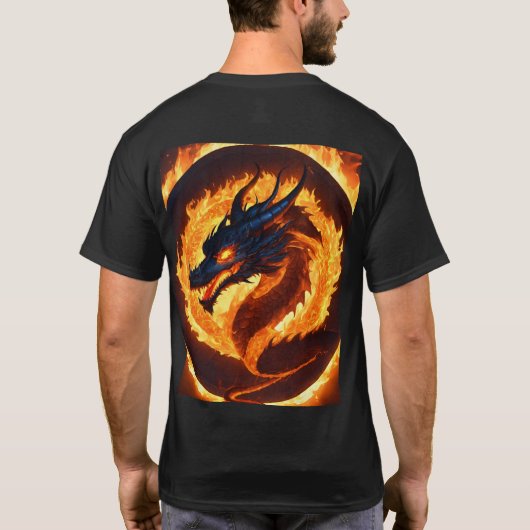 Dragon Dreamcatcher Tattoo T-shirt (Achterkant)