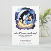 Dragon Dreams: Baby shower Get-Together Kaart (Staand voorkant)