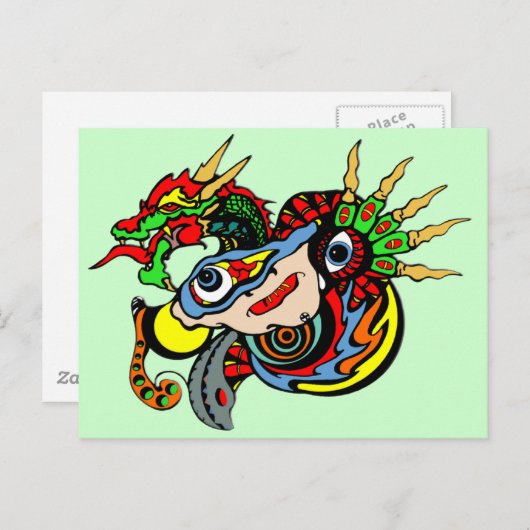 Dragon Dreams Briefkaart (Voorkant / Achterkant)