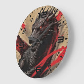 Dragon Dreamscape Wall Clock Grote Klok (Hoek)