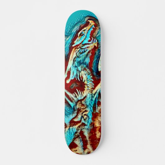 Dragon Drop Custom Pro Park Board Skateboard (Voorkant)