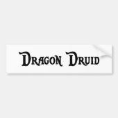 Dragon Druid Bumpersticker (Voorkant)