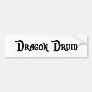 Dragon Druid Bumpersticker