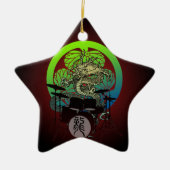 Dragon Drum 03 Keramisch Ornament (Voorkant)