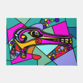 Dragon Duck Pop Art en je rug. en ideeën Deurmat (Voorkant)