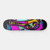 Dragon Duck | zwarte achtergrond Persoonlijk Skateboard (Horizontaal)