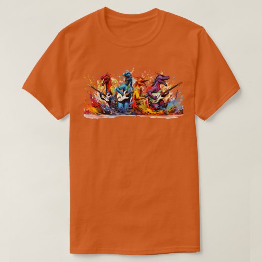 Dragon Dude Band T-shirt (Design voorkant)