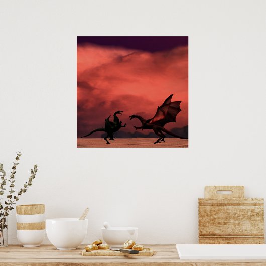 Dragon Duel Poster (Keuken)