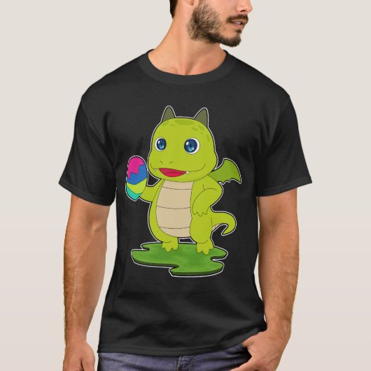 Dragon Easter Easter egg T-shirt (Voorkant)