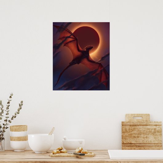 Dragon Eclipse II Poster (Keuken)