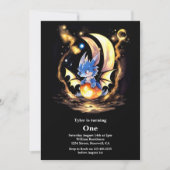 Dragon eerste verjaardag kaart (Voorkant)