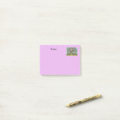 DRAGON-EIEREN, MEDIEVAL LAIR, FANTASY FOLK ART POST-IT® NOTES (Op bureau)
