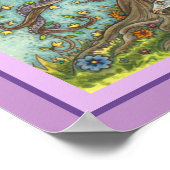 DRAGON-EIEREN, MEDIEVAL LAIR, FANTASY FOLK ART POSTER (Hoek)