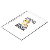 Dragon Eigenaar van Dragon Bearded Dragon Pet Bear Notitieboek (Linkerzijde)