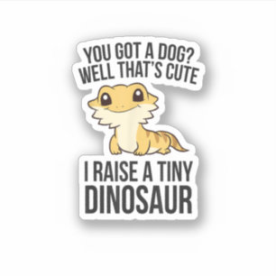 Dragon Eigenaar van Dragon Bearded Dragon Pet Bear Sticker