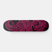 Dragon Element Retro Skateboard Deck (Horizontaal)