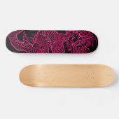 Dragon Element Retro Skateboard Deck (Horizontaal)