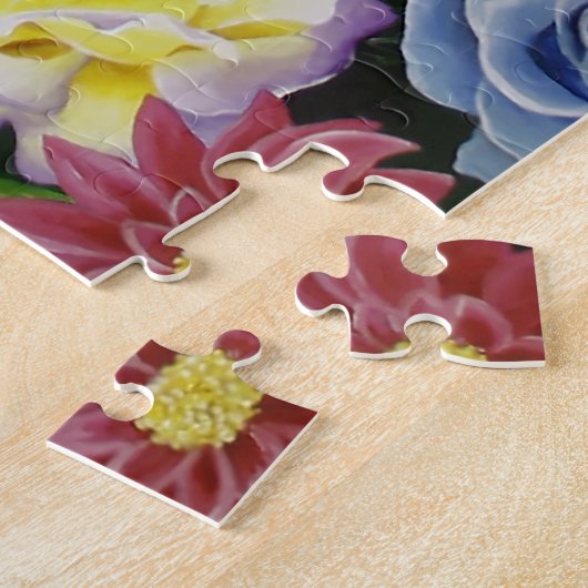 Dragon Elf Bloemtuin Legpuzzel (Zijkant)