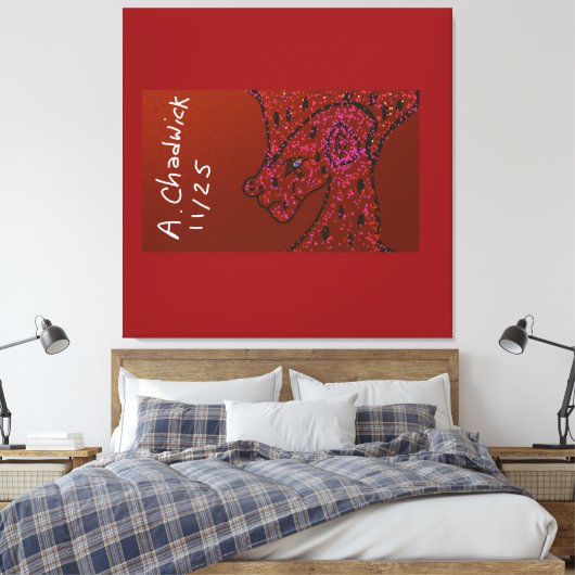 Dragon Emperor Canvas Afdruk (Insitu (Slaapkamer))