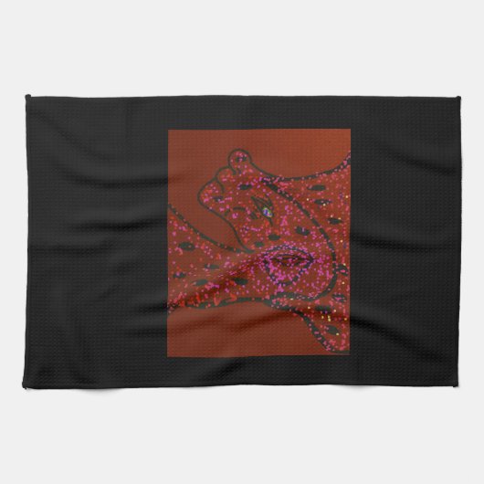 Dragon Emperor Kitchen Towel Theedoek (Horizontaal)