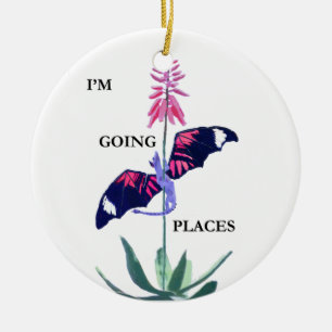 Dragon en Cactus Keramisch Ornament