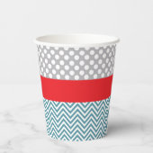 Dragon en Castle Birthday Party Papieren Bekers (Achterkant)