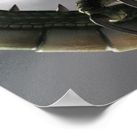 Dragon en de Sorceress Poster (Hoek)