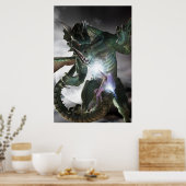 Dragon en de Sorceress Poster (Keuken)