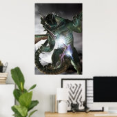 Dragon en de Sorceress Poster (Thuiskantoor)