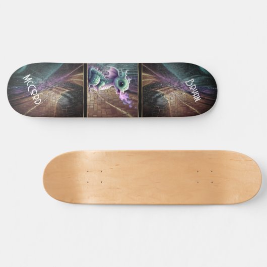 Dragon en Dungeon Persoonlijk Skateboard (Horizontaal)