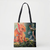 Dragon en Fairy Tote Bag (Voorkant)