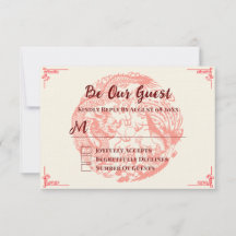 Dragon en feniks rood beige chinese bruiloft