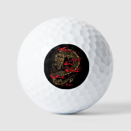 Dragon en Flames Golfballen